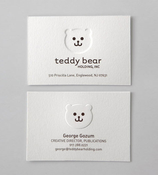 Teddy Bear Business Card