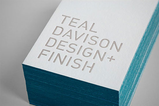 Teal Davison Business Card