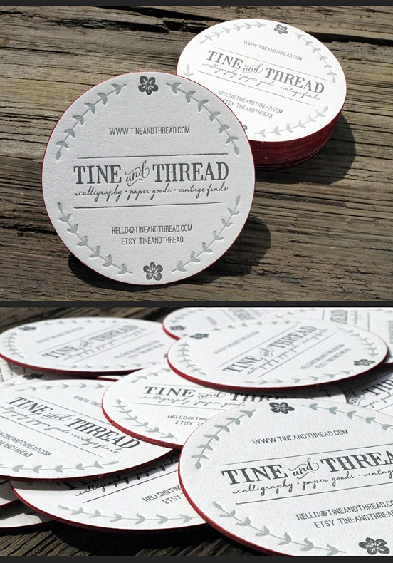 Tine and Thread Business Card