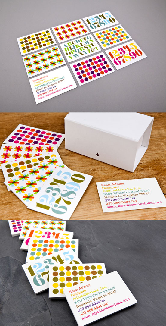 Colorful Bold Business Cards