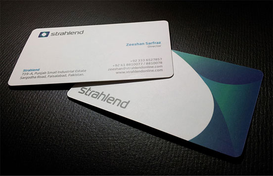Strahlend Business Card