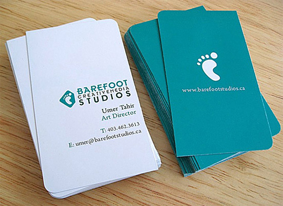 Barefoot Studios Business Card