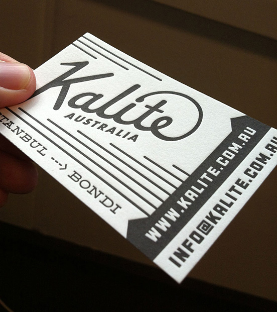 Kalite Business Cards