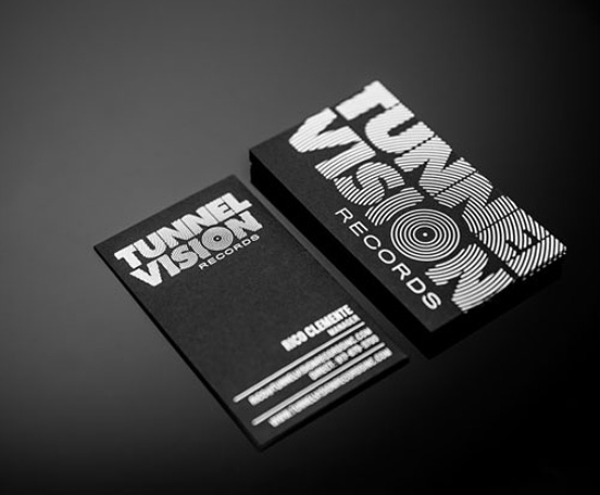 Tunnel Vision Records Business Card