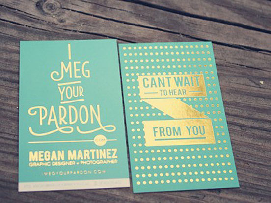 Megan Martinez Business Cards