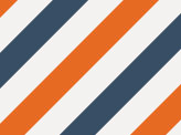 Stripe Orange Navy
