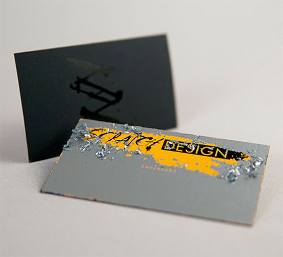 Scratch Design Business Card