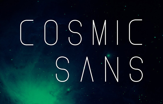 Cosmic Sans