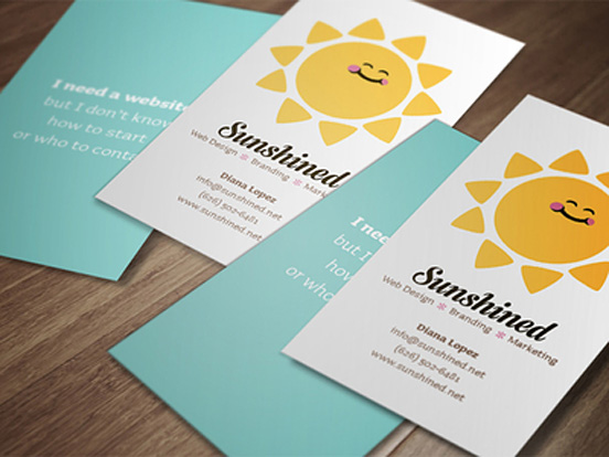 Sunshined Business Card