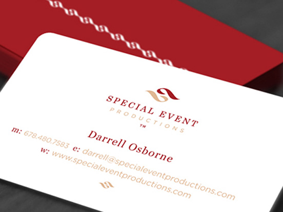 Special Event Business Card