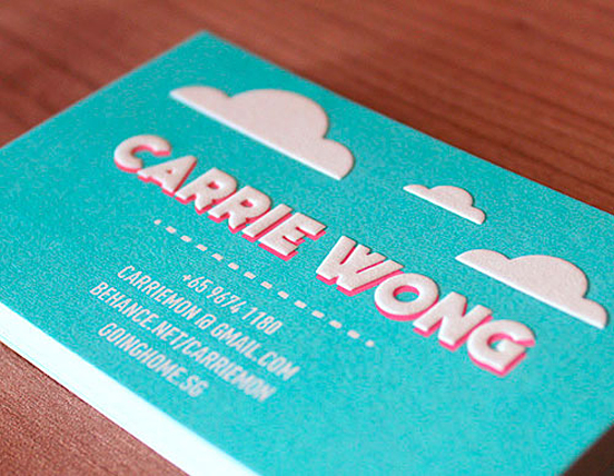 Carrie Wong Business Card