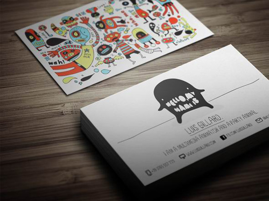 Multimedia Artist Business Card