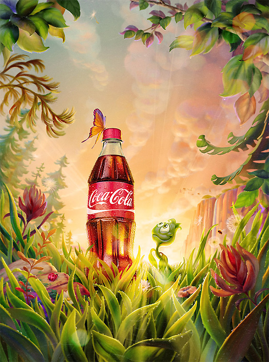 Plant Bottle Coca Cola