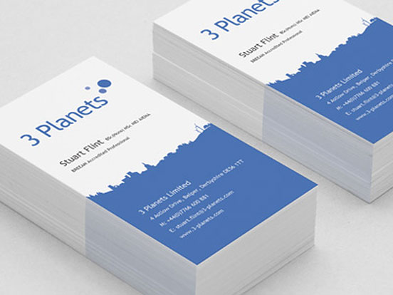 3 Planets Business Card