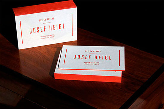 Josef Heigl Business Card
