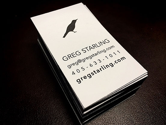 Greg Starling Business Cards