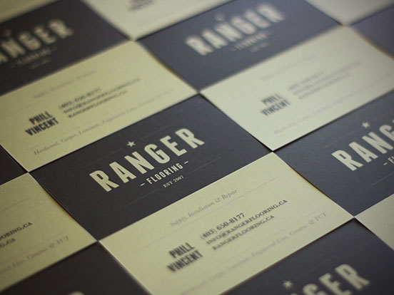 Ranger Flooring Business Card