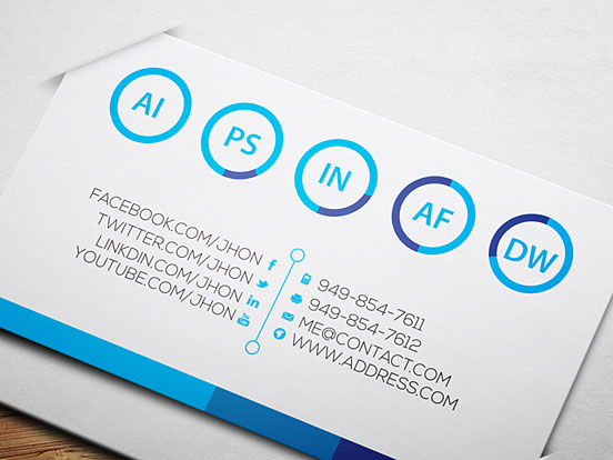 Resume Style Business Card
