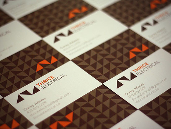 Thrice Electrical Business Cards