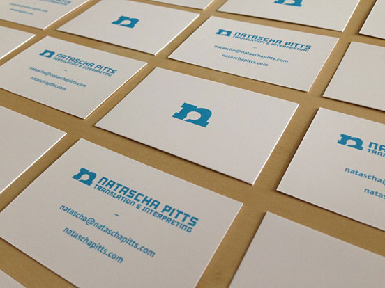 Natascha Pitts Business Cards