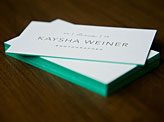 Edged Business Cards