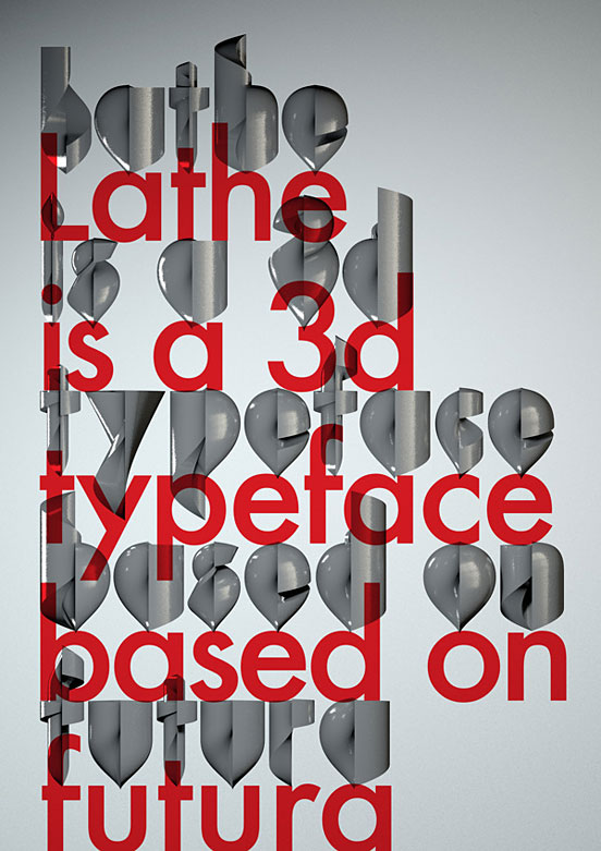Lathe Typeface