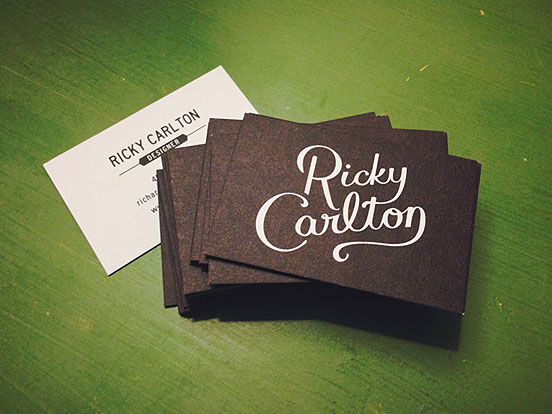 Ricky Carlton Business Cards