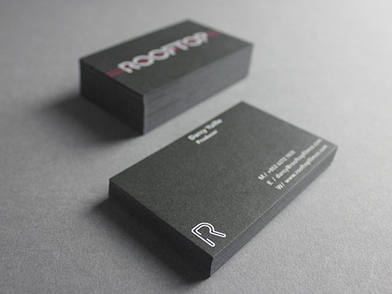 Roooftop Film Business Cards