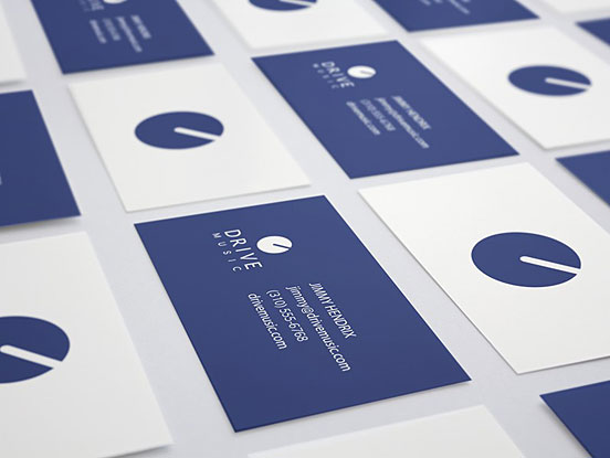 Drive Music Business Cards