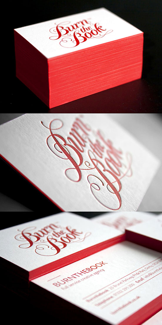 Edge Painted Business Card