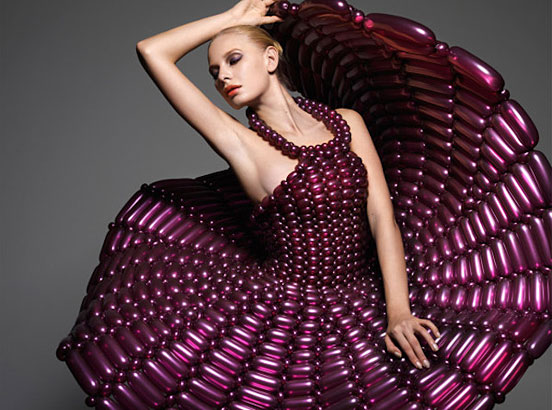 Fashion Clothes in Balloons