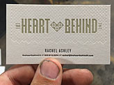 Heart Behind Business Cards