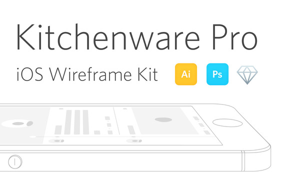 iOS Wireframe Kit