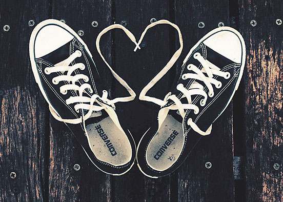 Converse Hearts Love Shoes