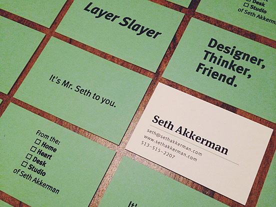 Seth Akkerman Business Cards