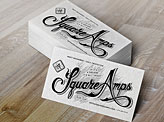 Square Amps Business Cards