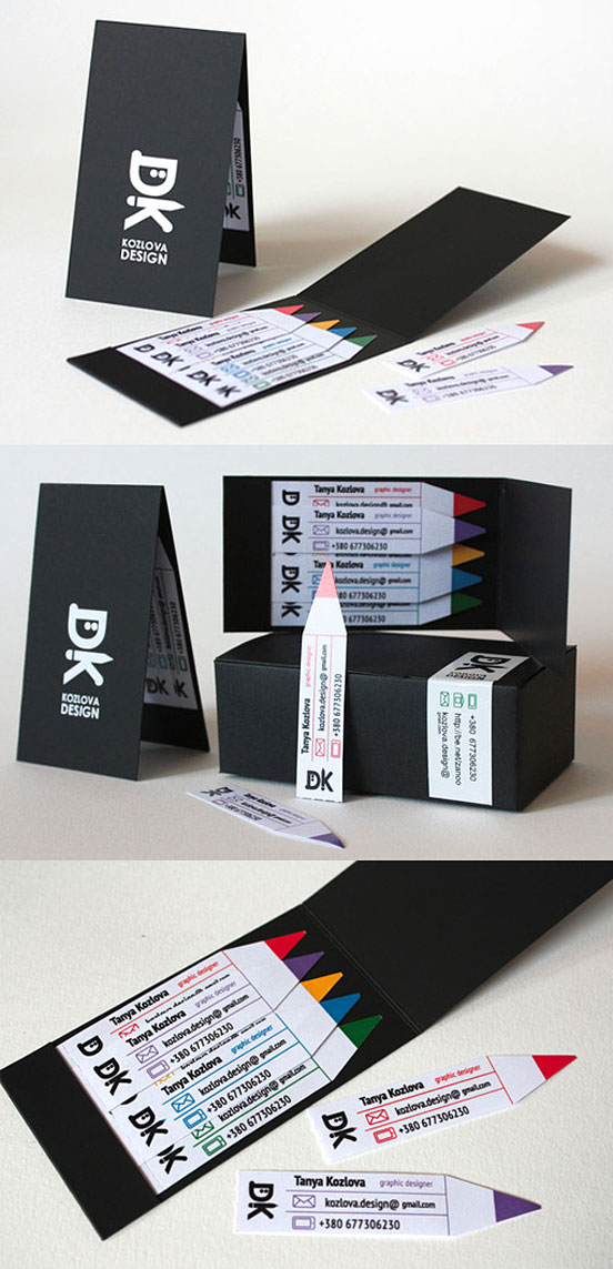 Cleverly Designed Mini Business Cards