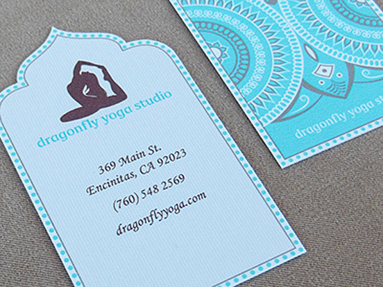 Dragonfly Yoga Studio Business Card
