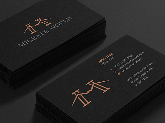 Migrate World Business Card