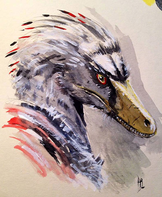 Velociraptor Color Sketch