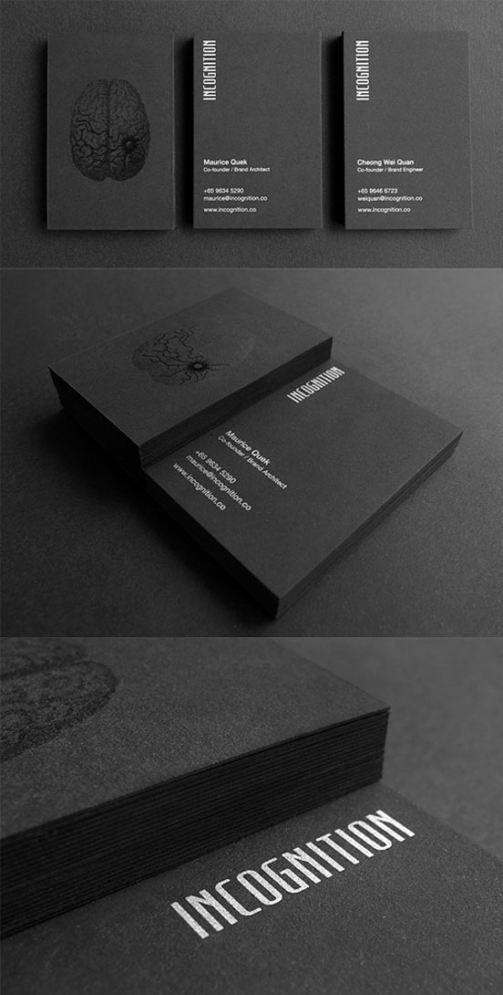 Black Business Card Business Cards The Design Inspiration
