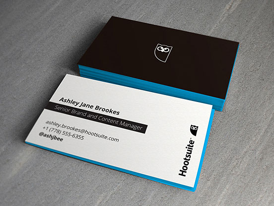 Hootsuite Branded Business Card
