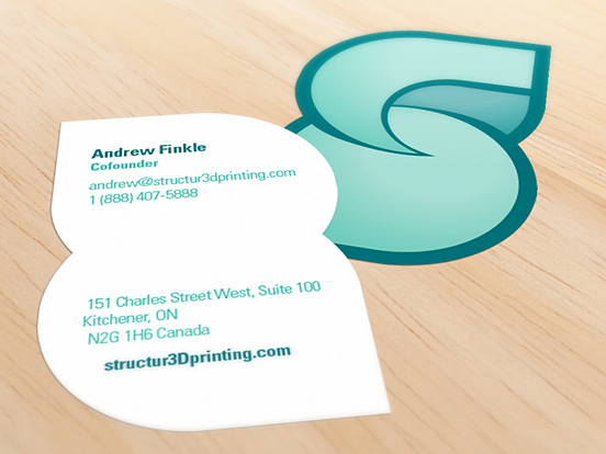 Structur3D Printing Business Cards