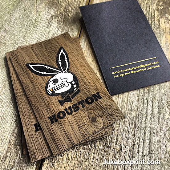 Houston Skull Card