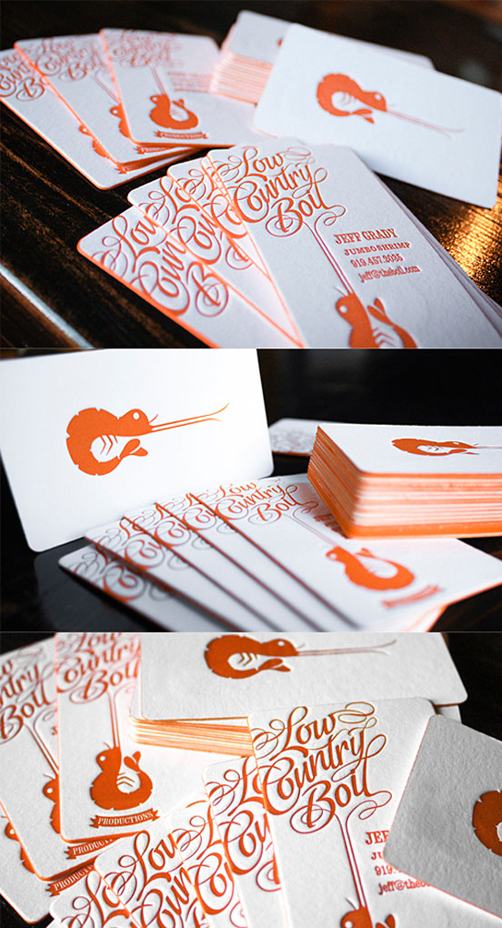 Fantastic Typography Business Cards