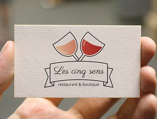 French Restaurant Business Cards