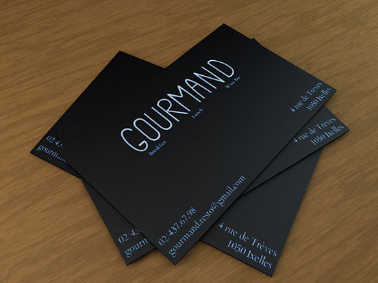 Gourmand Business Cards