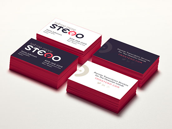 TMM Steno Business Cards
