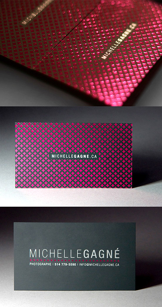 Extravagant Hot Foil Stamped Business Cards