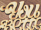 Wood Lettering